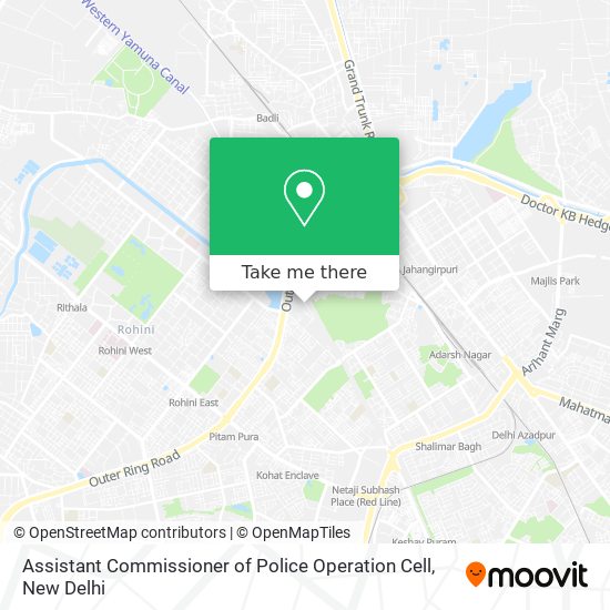 Assistant Commissioner of Police Operation Cell map