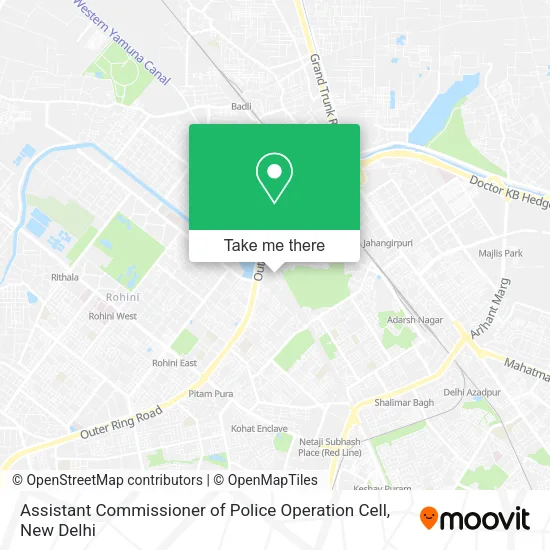 Assistant Commissioner of Police Operation Cell map
