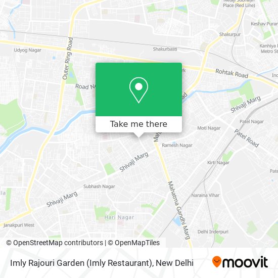 Imly Rajouri Garden (Imly Restaurant) map