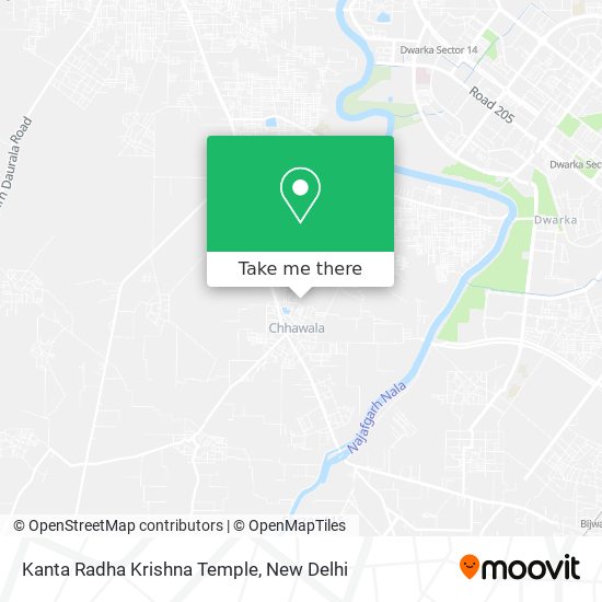 Kanta Radha Krishna Temple map