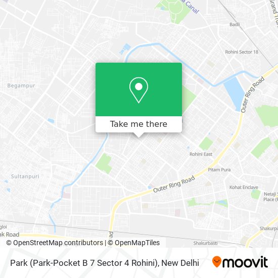 Park (Park-Pocket B 7 Sector 4 Rohini) map