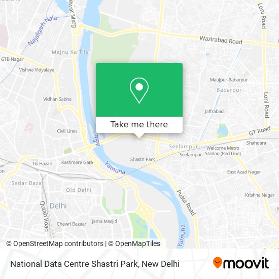 National Data Centre Shastri Park map