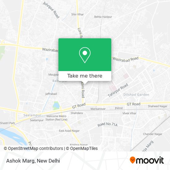 Ashok Marg map