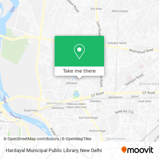 Hardayal Municipal Public Library map