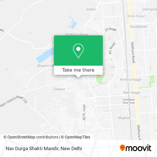 Nav Durga Shakti Mandir map