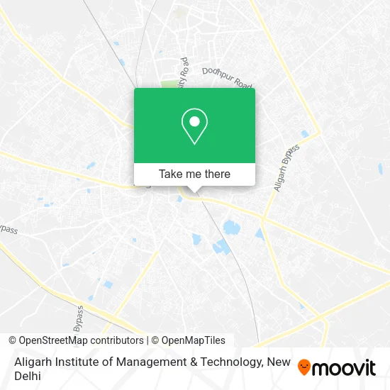 Aligarh Institute of Management & Technology map