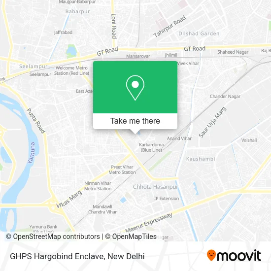 GHPS Hargobind Enclave map