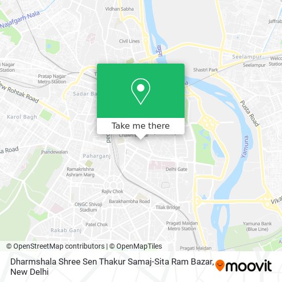 Dharmshala Shree Sen Thakur Samaj-Sita Ram Bazar map