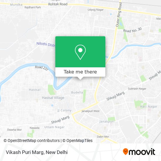 Vikash Puri Marg map