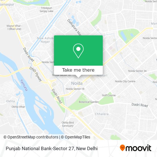 Punjab National Bank-Sector 27 map