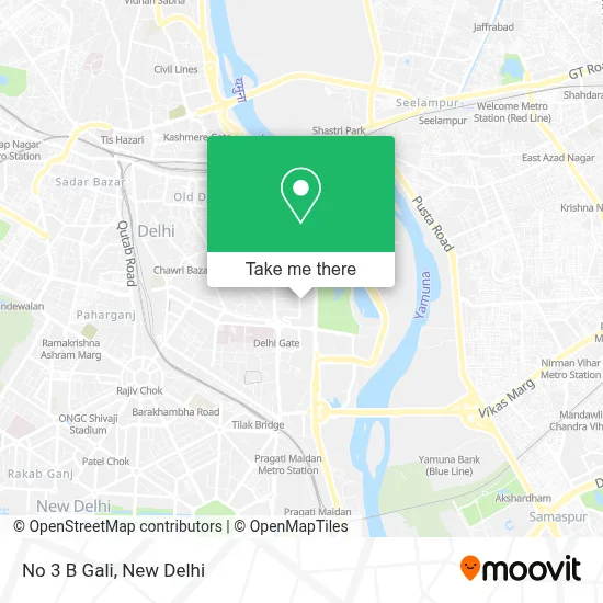 No 3 B Gali map