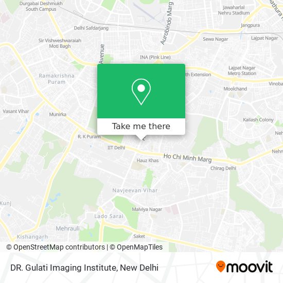 DR. Gulati Imaging Institute map