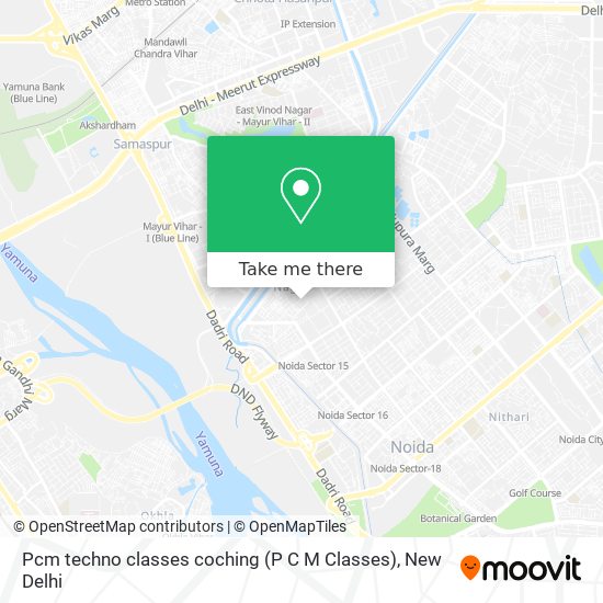 Pcm techno classes coching (P C M Classes) map
