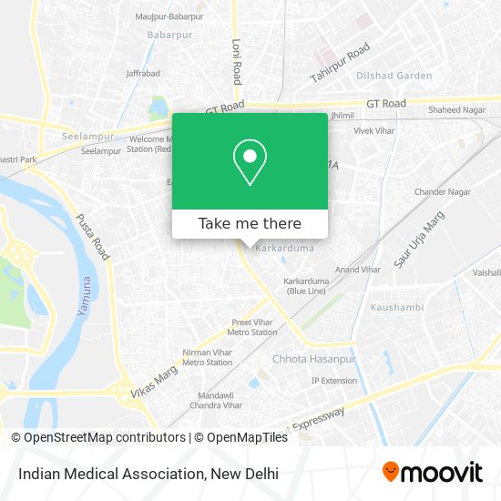 Indian Medical Association map
