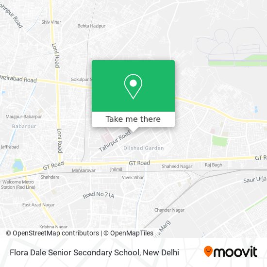 Flora Dale Senior Secondary School map