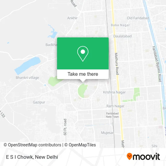 E S I Chowk map
