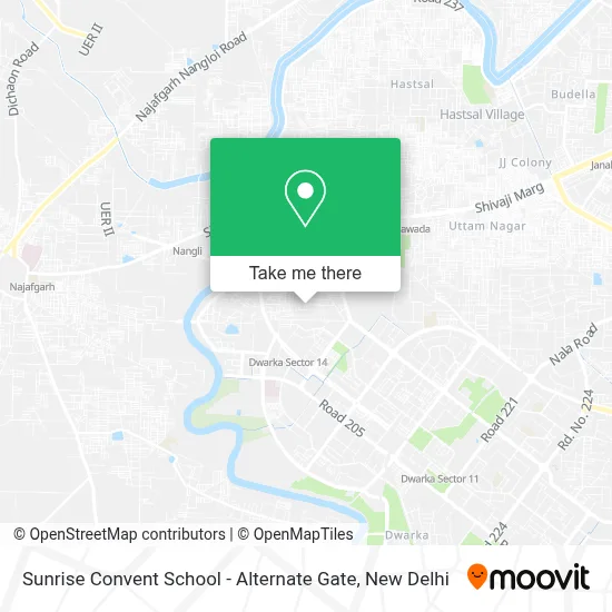 SUNRISE CONVENT SCHOOL-ALTERNATE GATE map