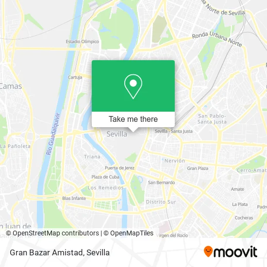 Gran Bazar Amistad map