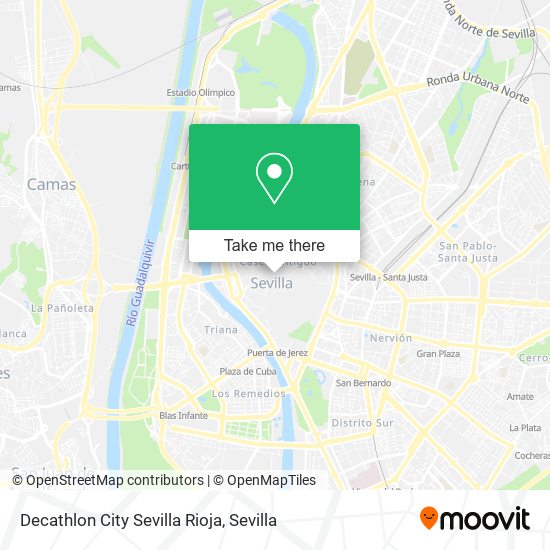 Decathlon City Sevilla Rioja map