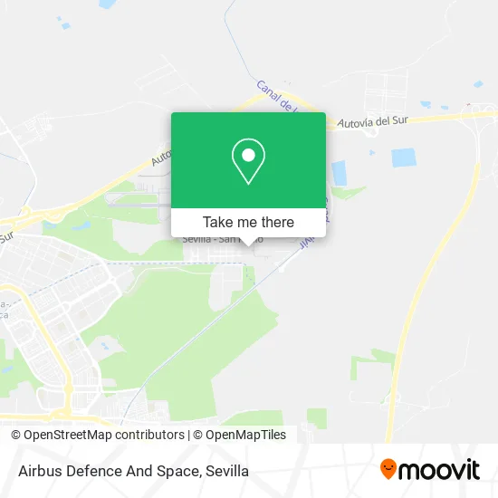 Airbus Defence And Space map