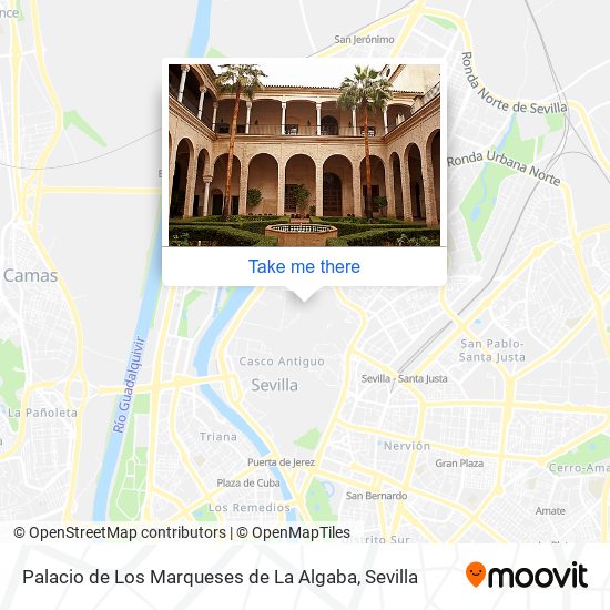 Palacio de Los Marqueses de La Algaba map
