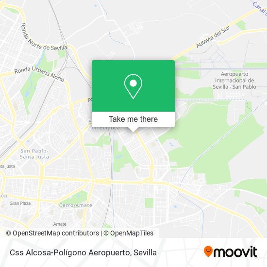Css Alcosa-Polígono Aeropuerto map