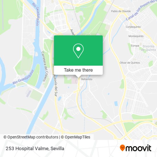 mapa 253 Hospital Valme