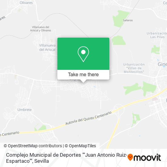 Complejo Municipal de Deportes ""Juan Antonio Ruiz-Espartaco"" map