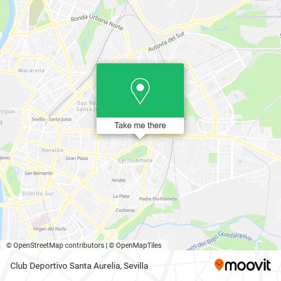 Club Deportivo Santa Aurelia map