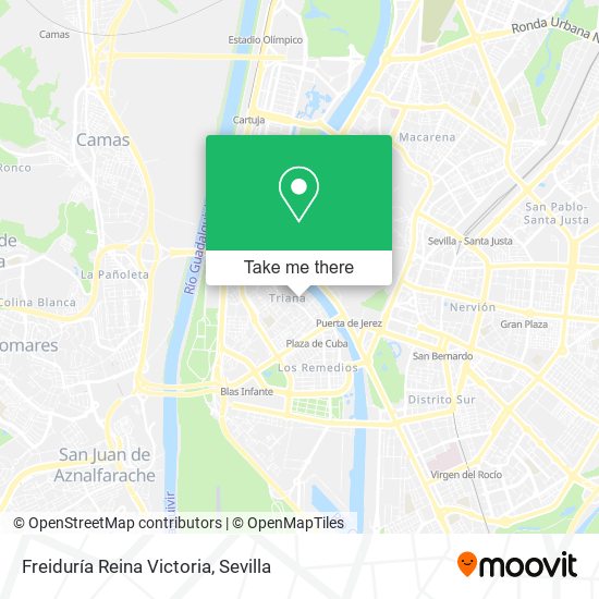 Freiduría Reina Victoria map