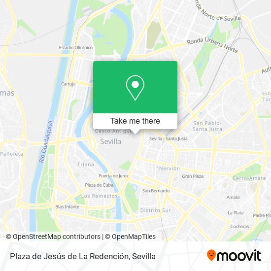 mapa Plaza de Jesús de La Redención