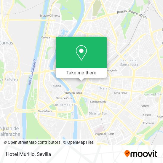 Hotel Murillo map