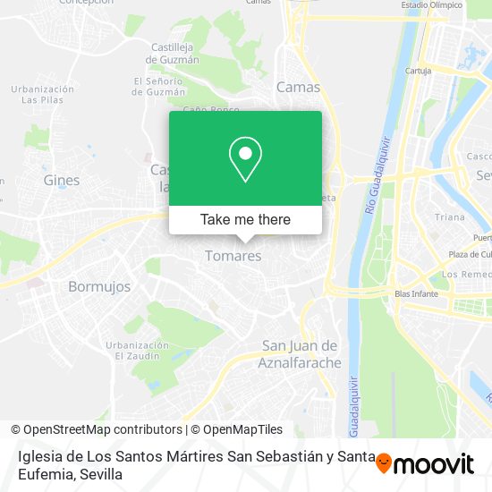 Iglesia de Los Santos Mártires San Sebastián y Santa Eufemia map