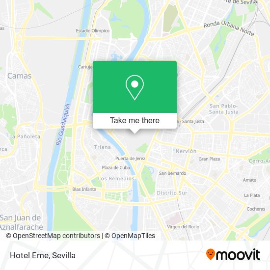 Hotel Eme map