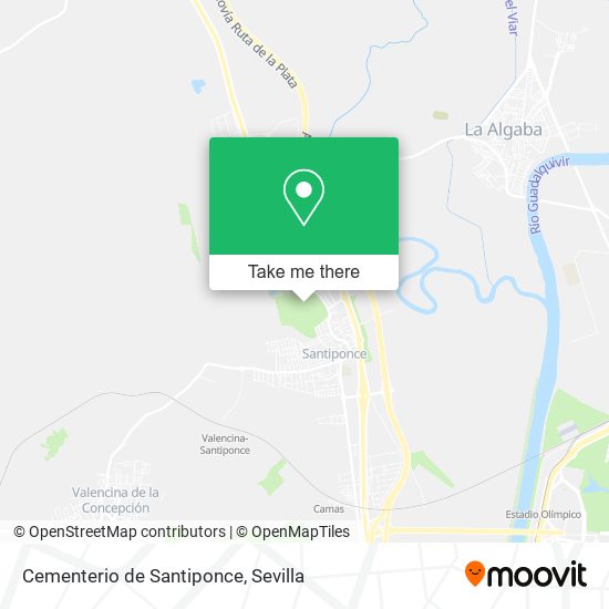 Cementerio de Santiponce map