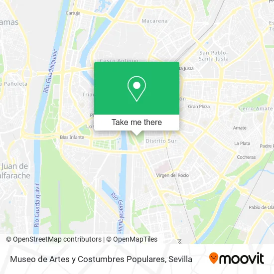 Museo de Artes y Costumbres Populares map