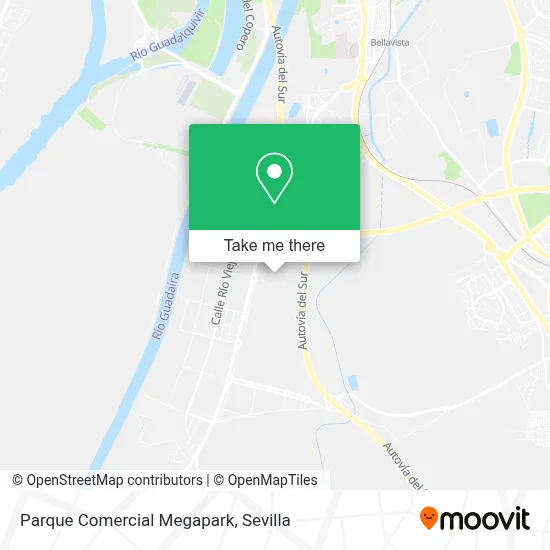 Parque Comercial Megapark map