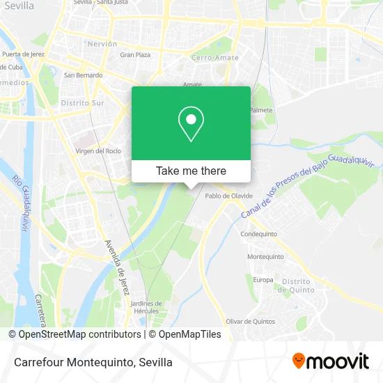 Carrefour Montequinto map