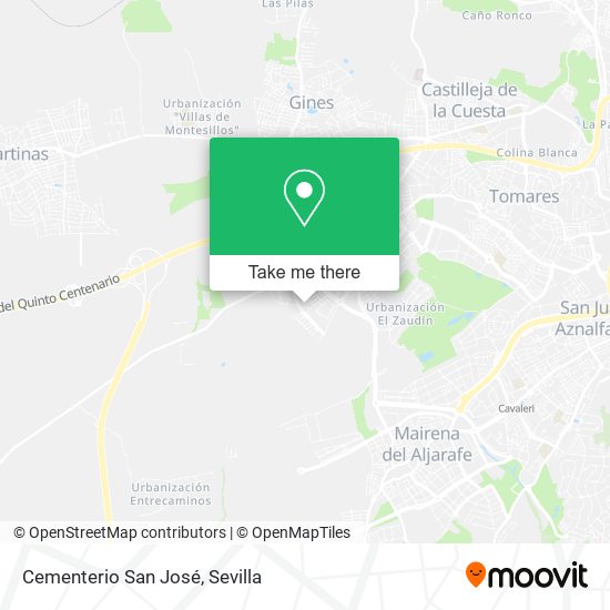 mapa Cementerio San José