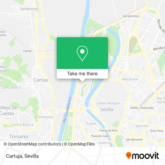 mapa Cartuja