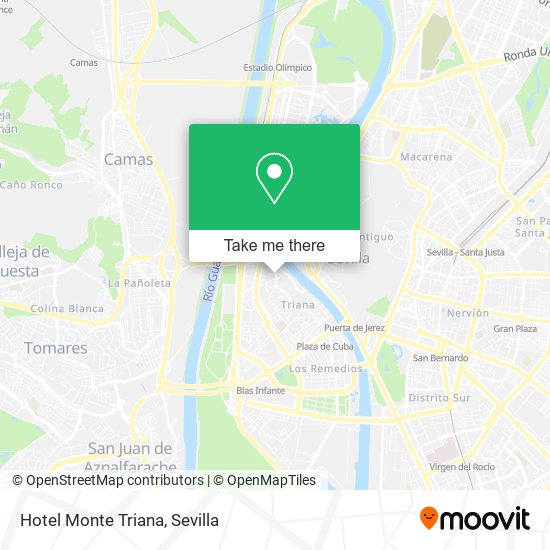 Hotel Monte Triana map