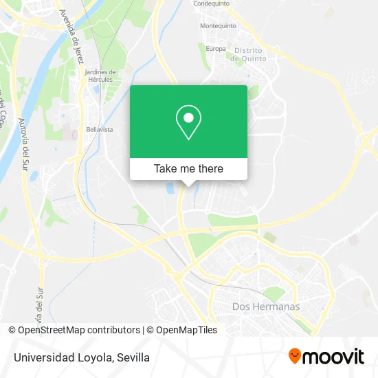 Universidad Loyola map