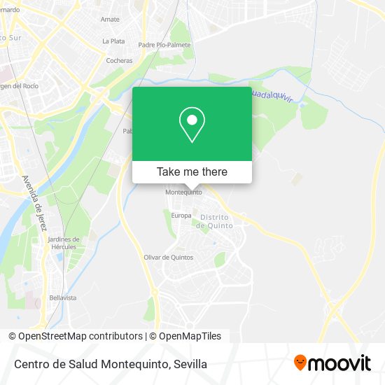 mapa Centro de Salud Montequinto