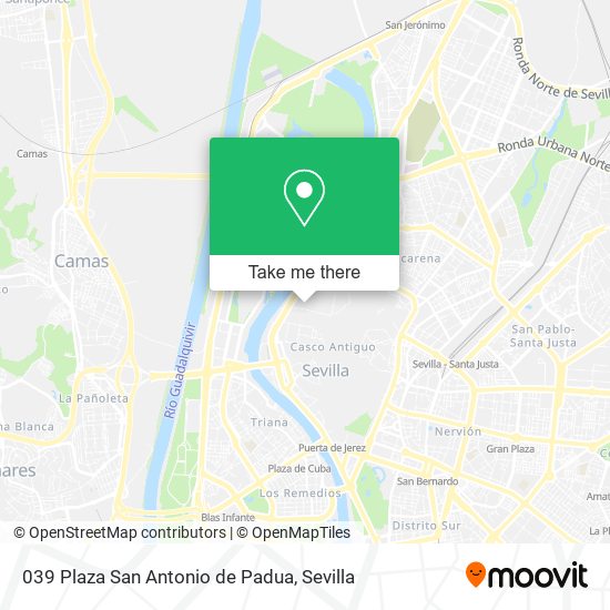 mapa 039 Plaza San Antonio de Padua