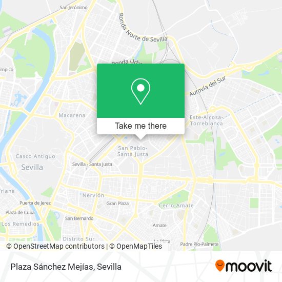 Plaza Sánchez Mejías map