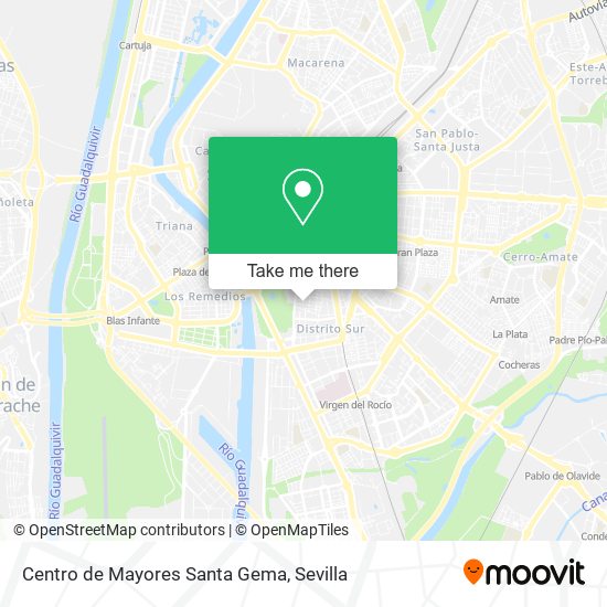 Centro de Mayores Santa Gema map