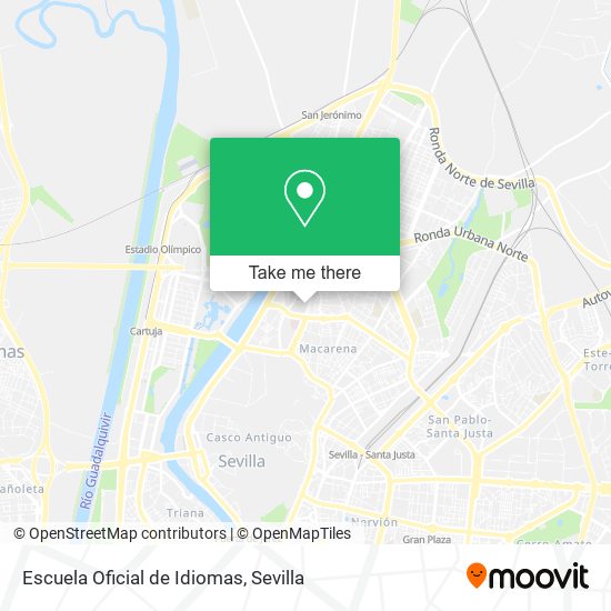 Escuela Oficial de Idiomas map