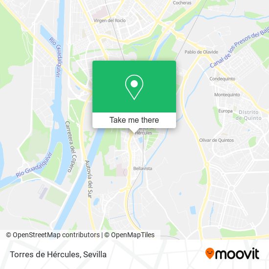 Torres de Hércules map