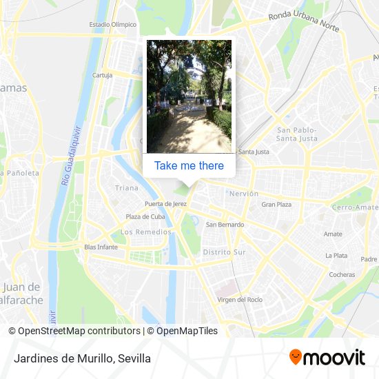 Jardines de Murillo map