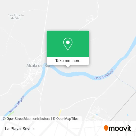 La Playa map
